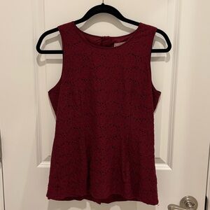 Banana Republic Lace Sleeveless Top